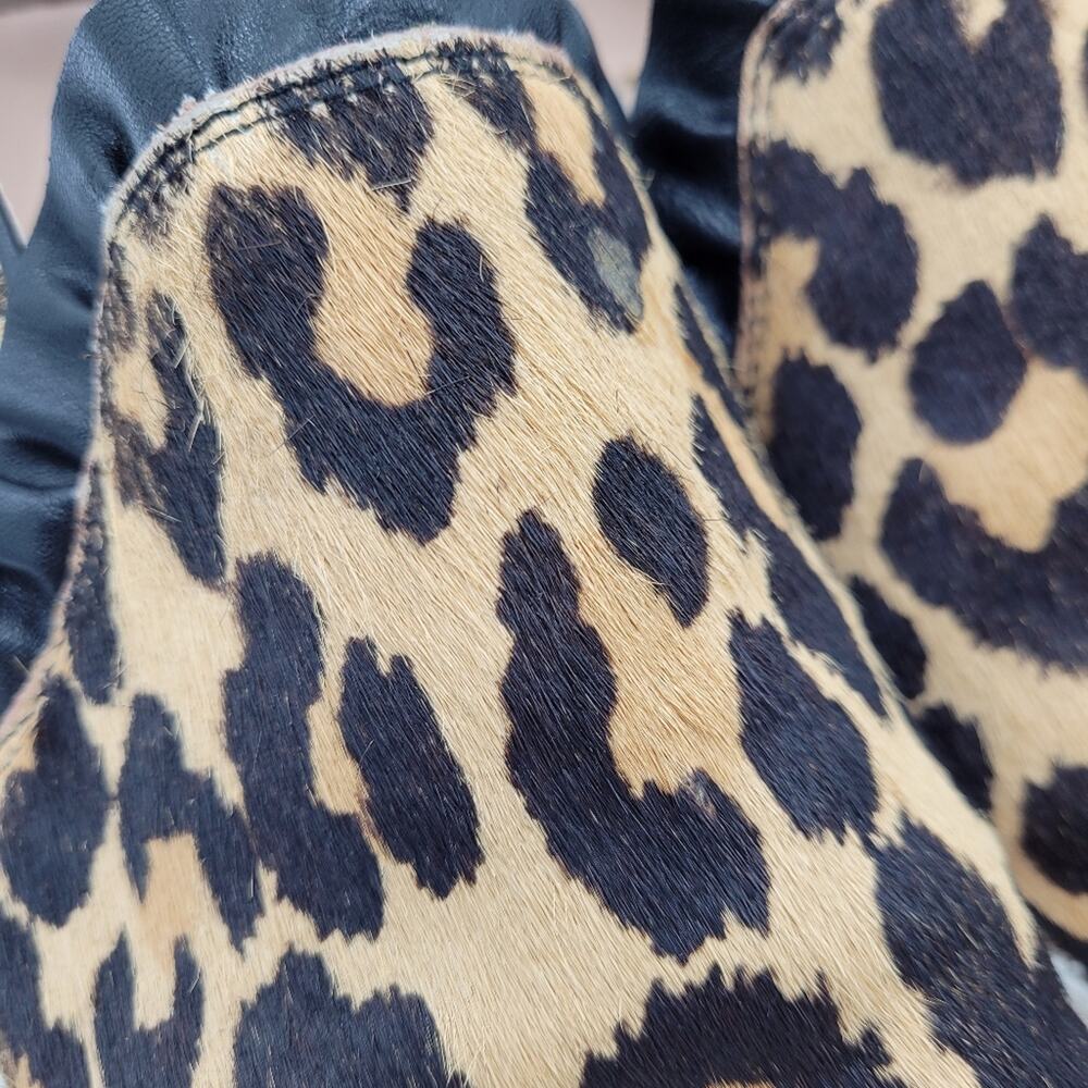 Kate Spade New York Ponyhair Leopard Animal Print Slip-On Sneakers size 7.5 M - Picture 9 of 12